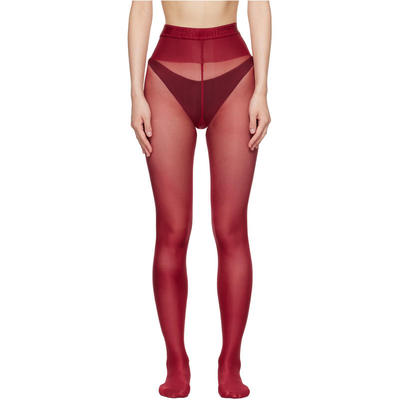 Wolford 沃尔福特 女士 袜子 红色 Neon 40 连裤袜