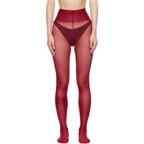 Wolford 沃尔福特 女士 袜子 红色 Neon 40 连裤袜