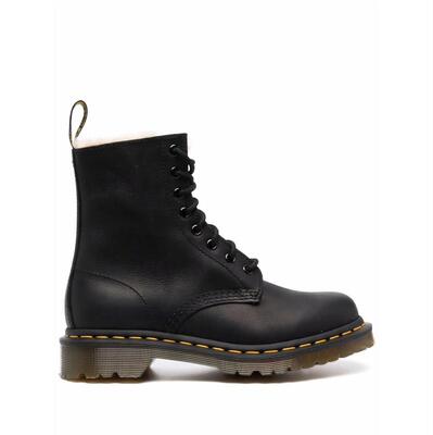 Dr. Martens 马丁博士 女士 SS26 靴子 1460 SERENA 黑色皮质