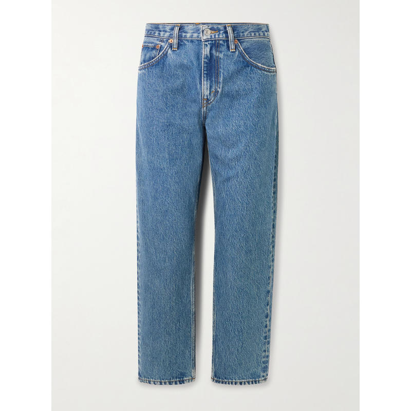RE/DONE 女士 26春新品 牛仔长裤 Ollie 高腰直筒有机牛仔裤