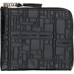 Logotype des Garçons 男款 Comme 钱包 Embossed 黑色 迷衣时尚