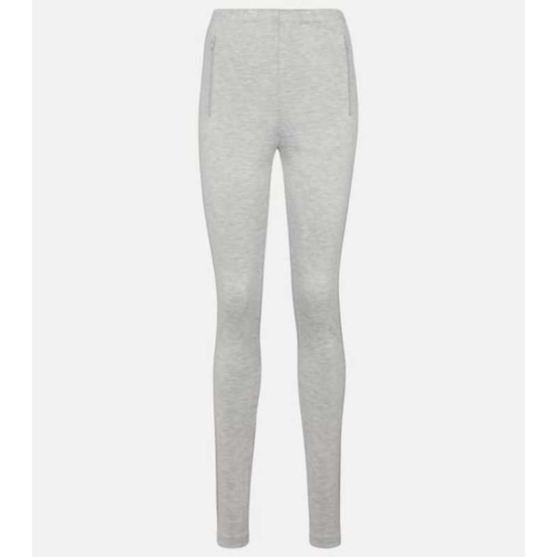 WARDROBE.NYC 女士 运动紧身裤 针织分层边打底裤