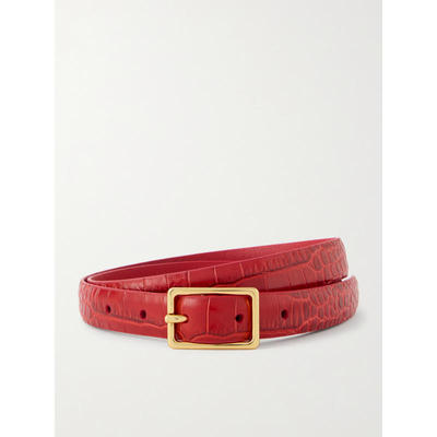 Anderson's 女士 SS26 腰带 鳄鱼纹皮带腰带