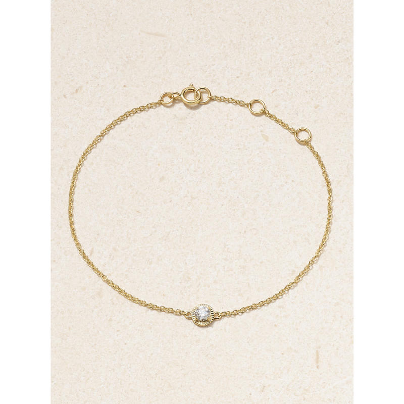 STONE AND STRAND 女士 CO 手镯 The Donna 14K金钻石手链