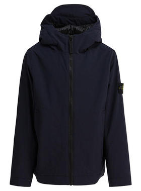 Stone Island 石头岛 男童 FW25 夹克 ELASTAN 蓝色聚酯童装