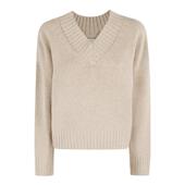 女士秋冬新品 针织衫 Antonia Barbour V領套頭衫