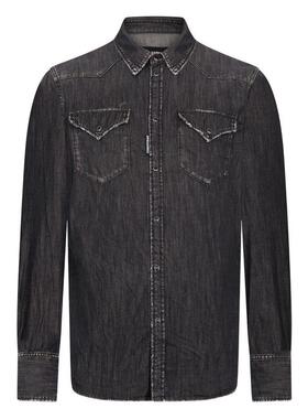 DSquared2 D二次方 男士 SS26 衬衫 Dsquared2 长袖牛仔