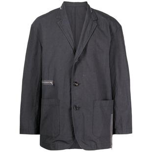UNDERCOVER 高桥盾 男士 西装外套 深灰棉质