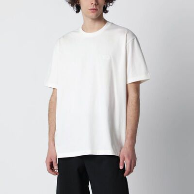 Y-3 男士 FW26 T恤 白垩色白色带Logo