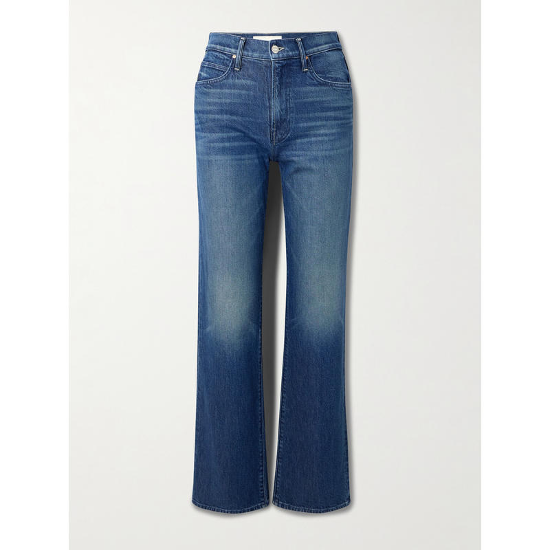 Mother Denim 女士 26春新品 牛仔长裤 Kick It 高腰直筒牛仔裤