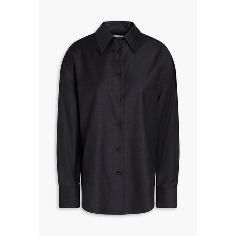 LOU LOU 女士 上衣 Gisele 细条纹羊毛/斜纹布衬衫