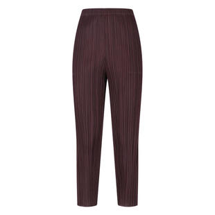 Miyake Issey 女士 FW25 月度色彩七月褲 Pleats 长裤 Please