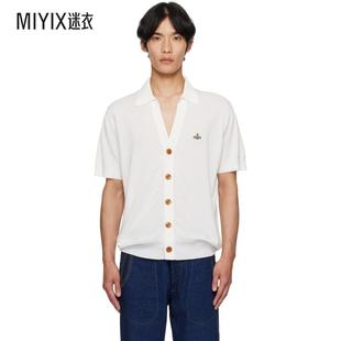 白色 Westwood西太后 迷衣时尚 Vivienne 开衫 Cotton 男款 Polo