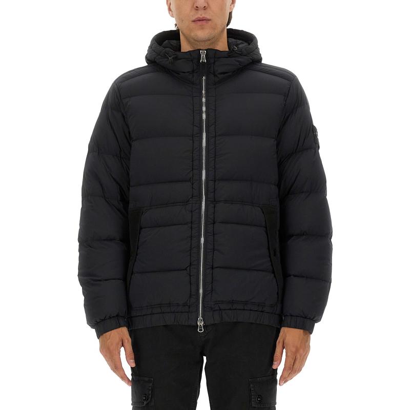 Stone Island 男士 FW25 运动外套 带里衬连帽羽绒夹克