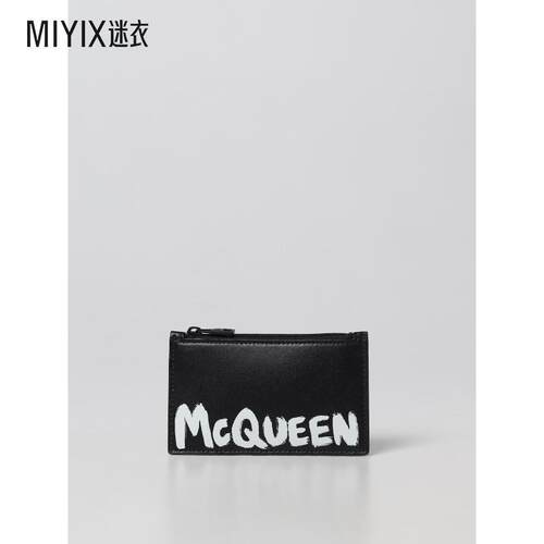 AMQ Alexander McQueen 亚历山大·麦昆男士亚历山大·麦昆徽标钱