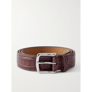 CLEVERLEY 3cm 男士 腰带 鳄鱼纹皮带腰带 SS26 GEORGE