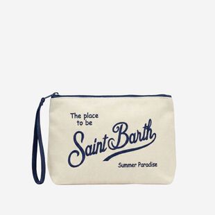 手拿包 MC2 徽标帆布腕带包 SS26 女士 Saint Barth