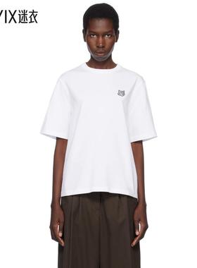 Maison Kitsuné 女款白色 Bold Fox Head Patch Comfort T 恤 迷