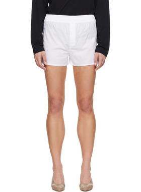 Ami Paris 女士 短裤 白色 Cotton Ami de Coeur 平角内裤