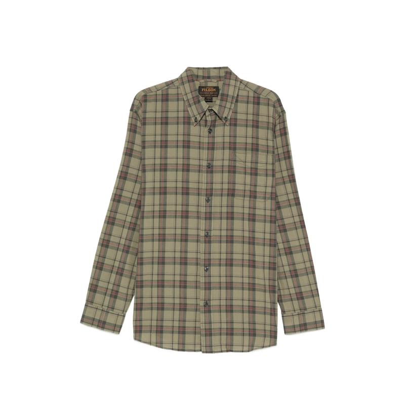 Filson 男士 SS26 衬衫 MADRAS 领尖带扣式图片