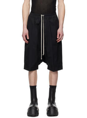 Rick Owens 男士 短裤 黑色 Hollywood Rick's Pods 短裤