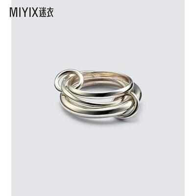 Spinelli Kilcollin 男款喇叭花纯银戒指 迷衣时尚