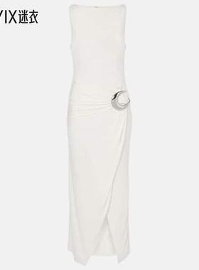 Staud 女款Talia 缠绕式连衣裙 迷衣时尚