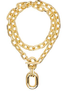 Rabanne 女士 SS26 项链/吊坠 Double XL Link 项链