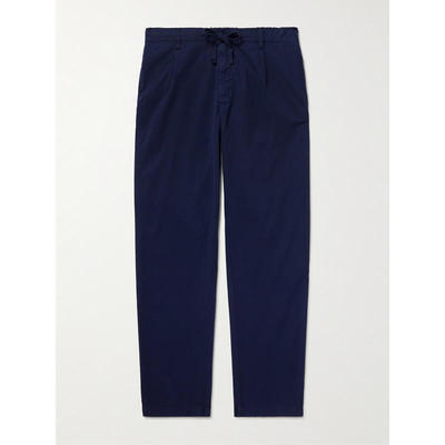 Hartford 男士 FW25 长裤 Tanker 修身直筒棉质抽绳裤子