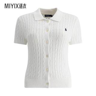 【春夏新品】Polo Ralph Lauren拉夫劳伦 女款短袖针织开衫 迷衣