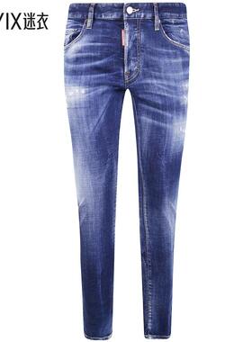 [秋冬新品]DSquared2D2次方 男款Dsquared2 中 Super Star 水洗破