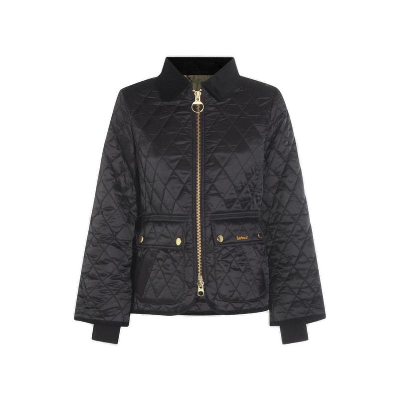 Barbour 女士 FW25 夹克 標誌刺繡絎縫夾克