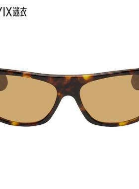 Marni 男士棕色 & 黑色 Uailus 太阳镜 迷衣时尚