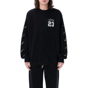 SS25 卫衣 套头衫 White Skate 男士 Off 黑色