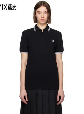 Comme des Garçons 女士黑色 Fred Perry 联名 Strong Will Polo