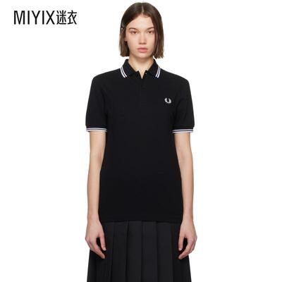 Comme des Garçons 女士黑色 Fred Perry 联名 Strong Will Polo