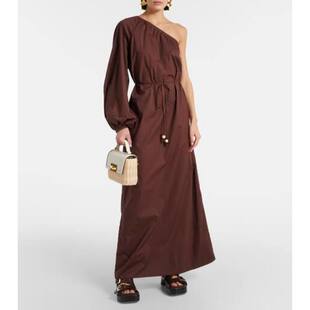 Faithfull the Brand 女士 中长连衣裙 Amorosa 棉质长款连衣裙