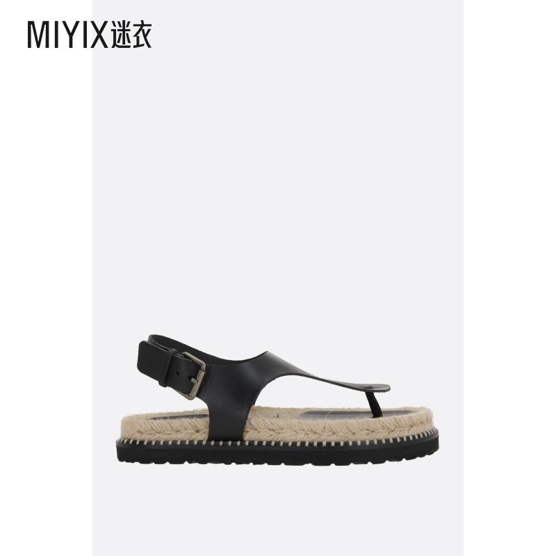 【春夏新品】Castañer 女款Tokio/261 光滑皮质人字拖 迷衣时尚