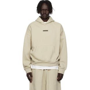 Essentials 男士 卫衣 灰褐色 Classic Fit Fleece 连帽衫