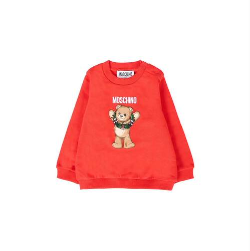 Moschino 莫斯奇诺 女童 FW25 卫衣 带Logo毛线衫童装