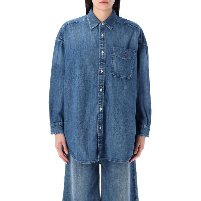 Polo Ralph Lauren 女士 SS26 衬衫 长袖牛仔衬衫
