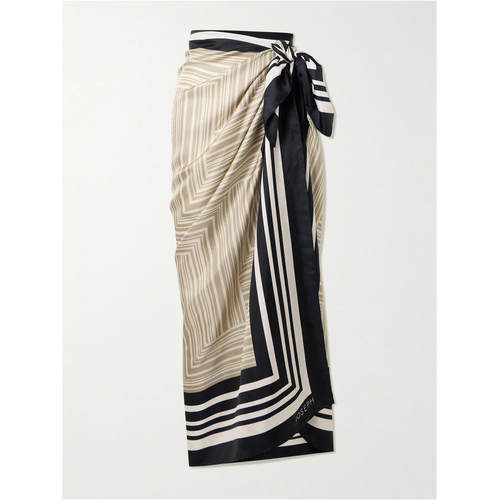 Joseph 约瑟夫 女士 FW26 罩衫 Nixie pareo 条纹真丝缎面斜纹布