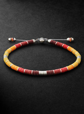 MAOR 男士 手链 Rizon 迷你纯银珠饰手链