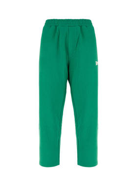 Barrow 男士 FW25 长裤 祖母绿色棉混纺慢跑裤