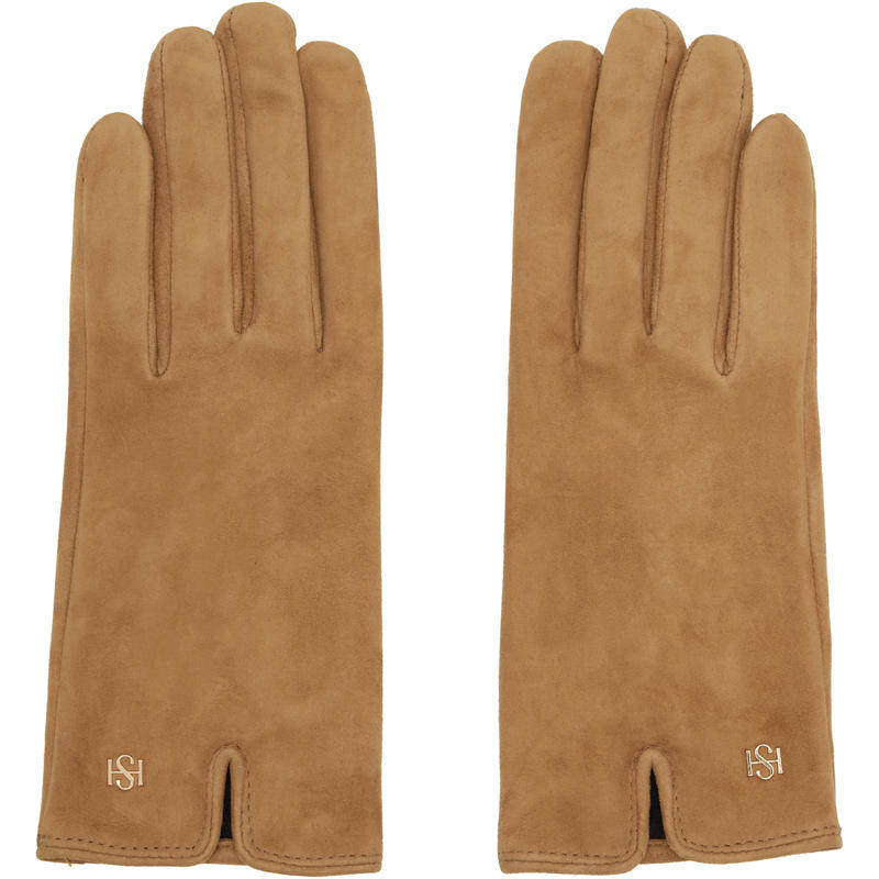 Handsome Stockholm 男士 手套 黄褐色 Essentials Suede 手套