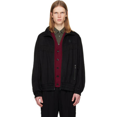 Needles 男士 卫衣 黑色流苏运动夹克