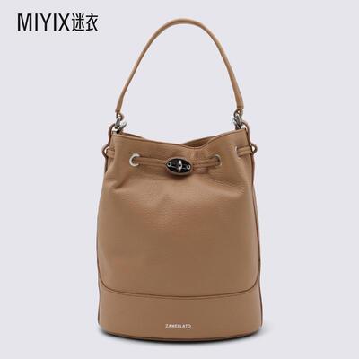 【早秋新品】Zanellato 女款MONDA' DAILY S 棕色剑桥包 迷衣时尚