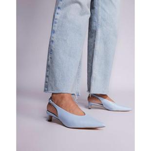 Public Desire 女士 鞋靴 Saskia 露跟小跟浅蓝色鞋