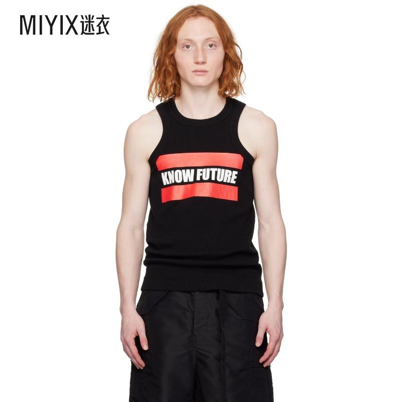 Sacai 男 黑色 Know Future 背心 迷衣时尚