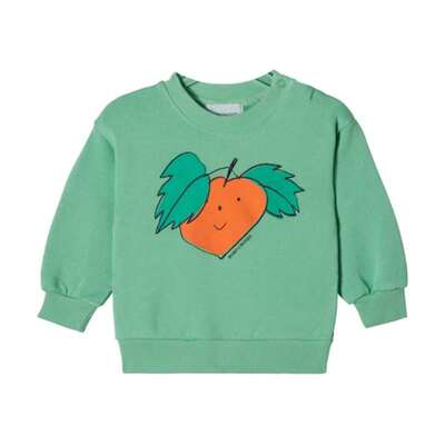 Bobo Choses 婴儿 卫衣 Tangerines 棉质针织童装